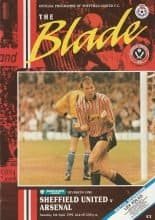 Sheffield United v Arsenal 06-Apr-1991