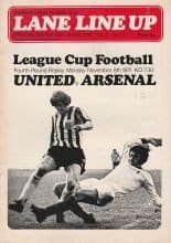 Sheffield United v Arsenal 08-Nov-1971