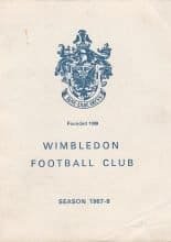 Wimbledon v Ashford Town 28-Oct-1967