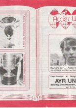 Hamilton Academicals v Ayr United  29-Dec-1984