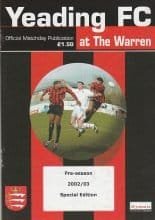 Yeading v Queens Park Rangers 05-Aug-2000