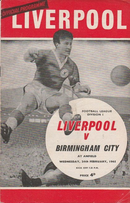 Liverpool v Birmingham City 24-Feb-1965