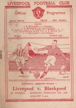 Liverpool v Blackpool 19-Feb-1949