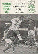 Plymouth Argyle v Brighton and Hove Albion 16-Aug-1969