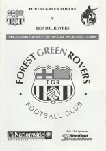 Forest Green Rovers v Bristol Rovers 02-Aug-2000