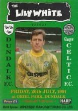 Drogheda United v Glasgow Celtic  26-Jul-1991