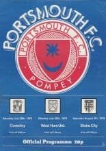 Portsmouth v West Ham United 30-Jul-1979