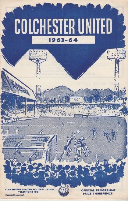 Colchester United v Crystal Palace 21-Mar-1964