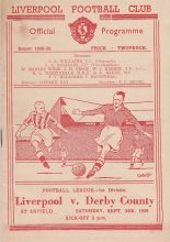 Liverpool v Derby County 24-Sep-1949