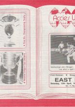 Hamilton Academicals v East Fife 13-Apr-1985