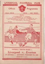Liverpool v Everton 05-Feb-1949