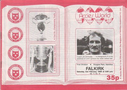 Hamilton Academical v Falkirk  02-Feb-1985