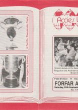 Hamilton Academicals v Forfar Athletic  29-Sep-1984