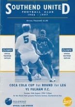 Southend United v Fulham 20-Aug-1996