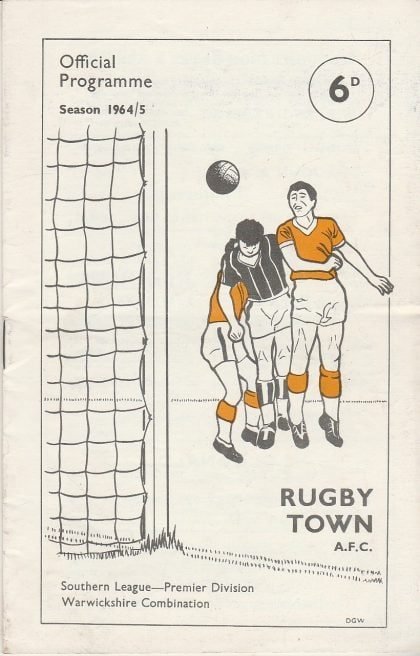 Rugby Town v Guildford City 22-Aug-1964