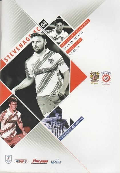 Stevenage v Hartlepool United   03-Sep-2016