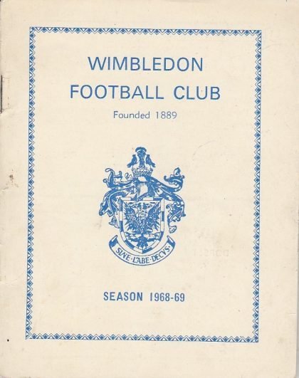 Wimbledon v Hillingdon Borough  03-Sep-1968