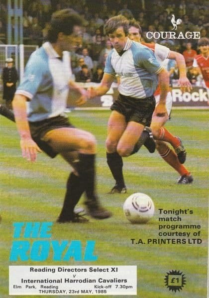 Reading Directors Select XI v International Harrodian Cavaliers 23-May-1985