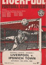 Liverpool v Ipswich Town  19-Apr-1969