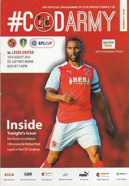 Fleetwood Town v Leeds United 10-Aug-2016