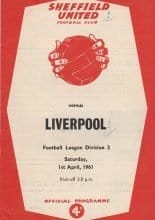 Sheffield United v Liverpool 01-Apr-1961
