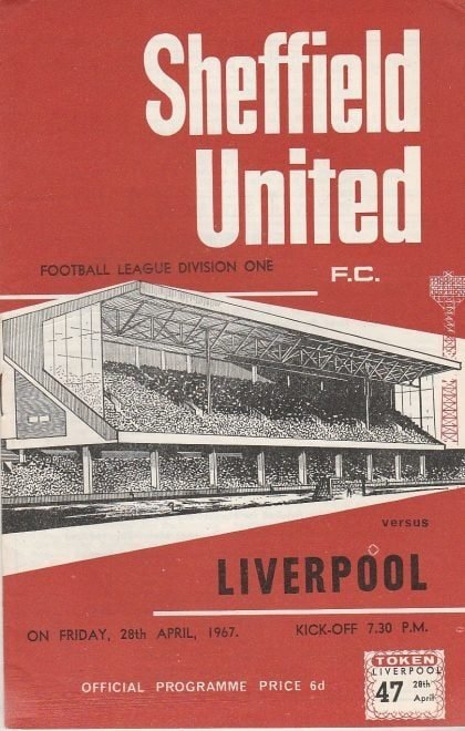 Sheffield United v Liverpool 28-Apr-1967