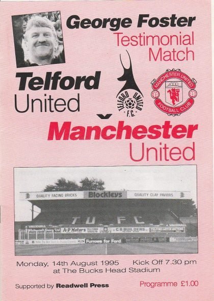 Telford United v Manchester United  14-Aug-1995