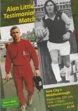 York City v Middlesbrough 29-Jul-1998