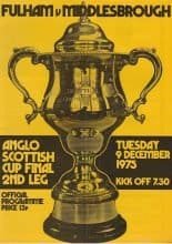Fulham v Middlesbrough 09-Dec-1975