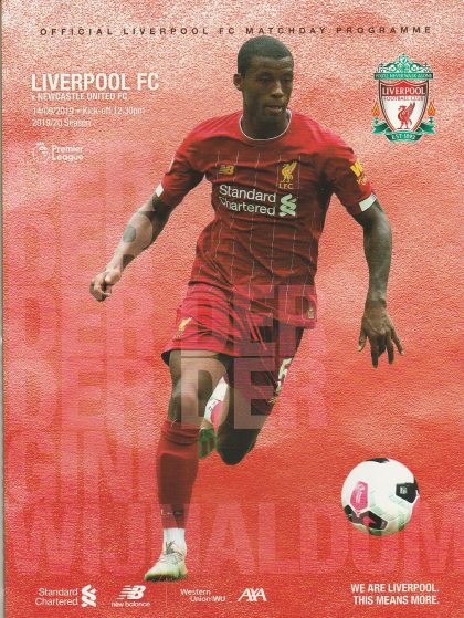 Liverpool v Newcastle United 14-Sep-2019