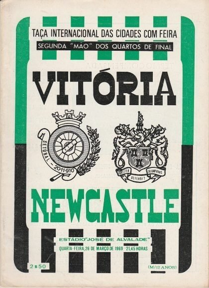 Vitória Setúbal v Newcastle United  26-Mar-1969