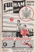 Fulham v Newcastle United 28-Jan-1956