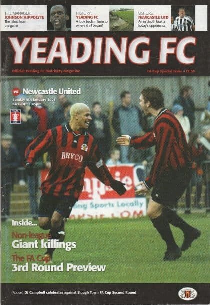 Yeading v Newcastle United 09-Jan-2005
