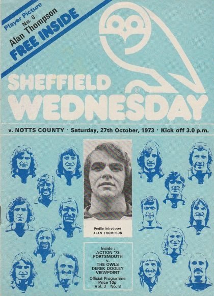 Sheffield Wednesday v Notts County  27-Oct-1973