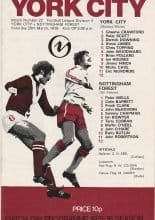 York City v Nottingham Forest 20-Mar-1976