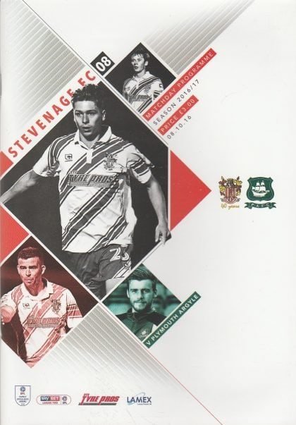 Stevenage v Plymouth Argyle   08-Oct-2016