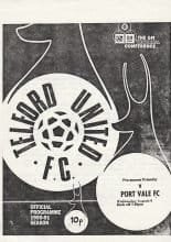 Telford United v Port Vale  08-Aug-1990