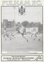 Fulham v Queens Park Rangers 08-Aug-1992