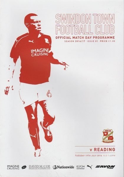 Swindon Town v Reading 19-Jul-2016