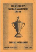 Rye & Iden United v Crawley Town  2002-03