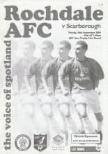 Rochdale v Scarborough 28-Sep-2004