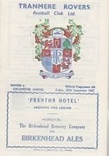 Tranmere Rovers v Scunthorpe United 29-Sep-1967