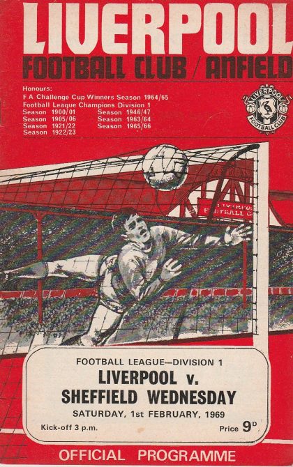 Liverpool v Sheffield Wednesday 07-Sep-1968