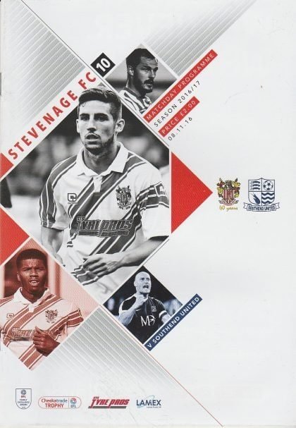 Stevenage v Southend United   08-Nov-2016