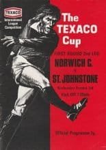 Norwich City v St Johnstone   03-Oct-1973