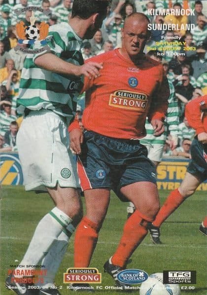 Kilmarnock v Sunderland 02-Aug-2003