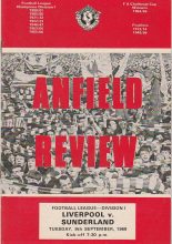 Liverpool v Sunderland   09-Sep-1969