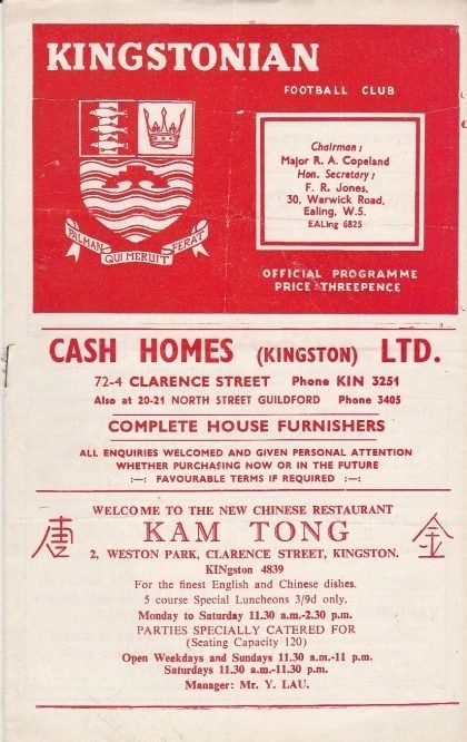 Surrey FA v Berks & Bucks FA  22-Apr-1961