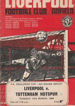Liverpool v Tottenham Hotspur  12-Mar-1968