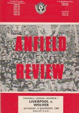 Liverpool v Wolverhampton Wanderers  18-Nov-1969